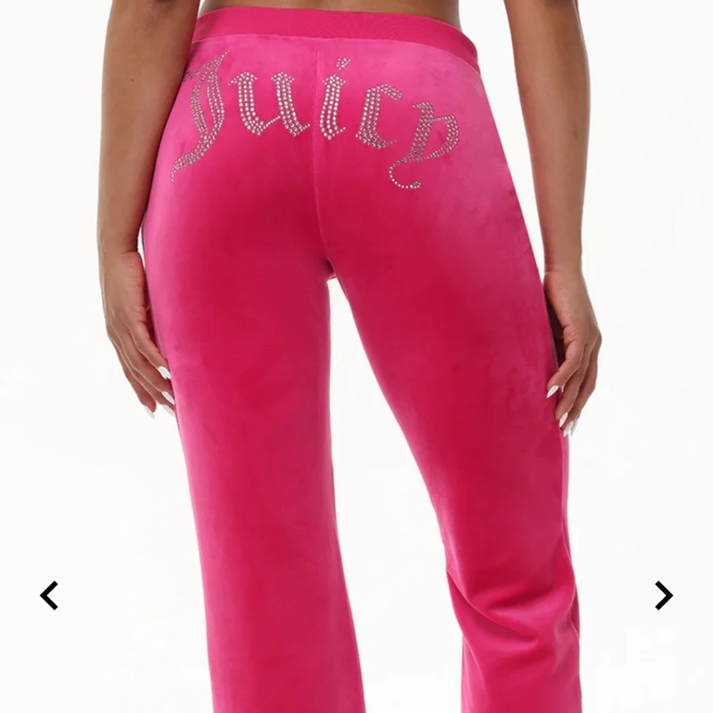 Juicy Couture OG Big Bling Velour Track Pants
